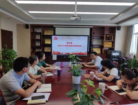 公司機關(guān)第二黨支部扎實開展 “不忘初心 牢記使命”系列黨課學(xué)習活動